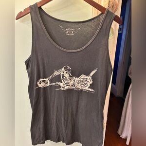 Bandit Black Motorcycle Graphic Tank Top